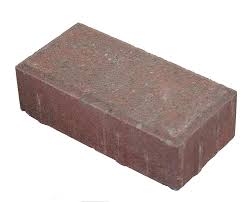 Red Charcoal Blend Concrete Paver