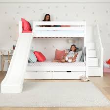 bunk bed with stairs slide