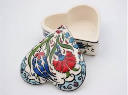 hand crafted turkish ceramic heart