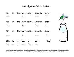 Kodaly Curwen Hand Signs For Skip To My Lou Hand Signs For