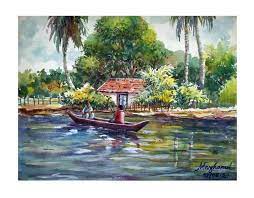 Natural Scenery Of Desh Painting