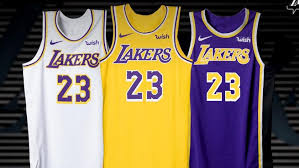 The city edition jersey o'neal designed include m.d.e. on the white vertical piping that of course stands for most dominant ever, which was one of the many nicknames he had. Lakers Unveil New Uniforms With Retro Look To The 1980s Showtime Era Los Angeles Times
