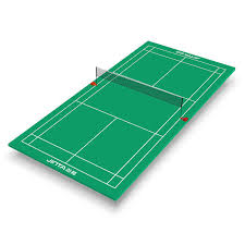 badminton carpet court red pvc mat