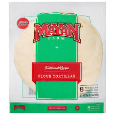 flour tortillas white burrito size