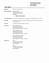 Latest Resume Format In Ms Word For Freshers Wwwomoalata Resume