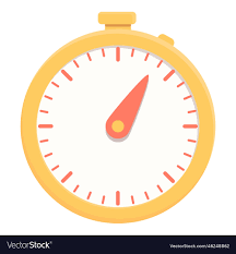 stopwatch time icon cartoon clock timer