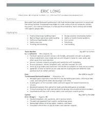 Mcdonalds Manager Resume Restaurant Resume Format