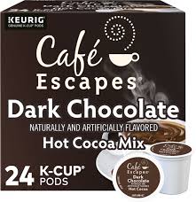 dark chocolate hot cocoa k cup pods