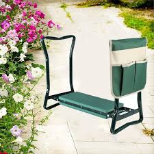 New Garden Kneeler Seat W Kneeling Pad