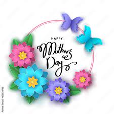 happy mother s day banner with abstract