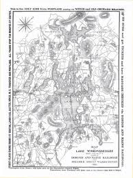 1881 B M Map Of Lake Winnipiseogee And Vicinity