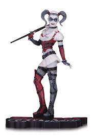Amazon.com: DC Collectibles Harley Quinn Arkham Asylum Statue,  Red/White/Black : Toys & Games