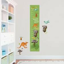 Details About Customised Outback Australian Animals Height Growth Chart 8 Vinyl Wall Stickers
