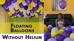 no helium floating balloon ceiling