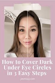 how to cover dark under eye circles in