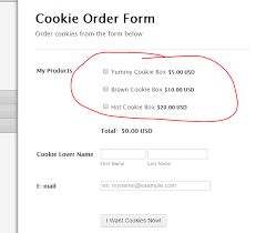 When Using A Template Cookie Order Form How Do I Change