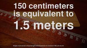 Converting centimeters (cm) to meters (m) is simple. 150 Cm To M How Long Is 150 Centimeters In Meters Convert