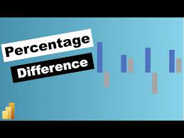 how to calculate percene difference