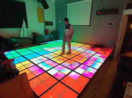 an interactive led floor to get the