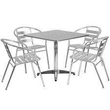 Stainless Outdoor Table Set 31 5 Inch