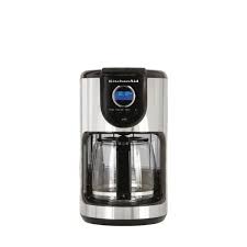 Why not complement your coffee maker with a toaster and kettle that can do more? Kitchenaid 12 Cup Onyx Black Drip Coffee Maker With Glass Carafe Kcm111ob The Home Depot
