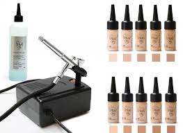 airbrush makeup set deluxe silicone