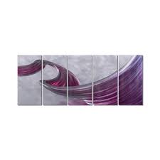 china red and purple abstract art