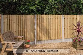Hit Miss Fence Panel 1 8x1 8m Limerick