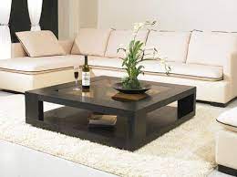 square coffee table wood black square