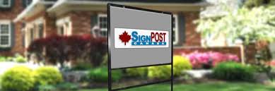 Real Estate Signposts Signpost Canada