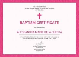 Free Baptism Certificate Template Word Gimpexinspection Com