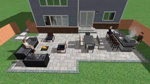 3d Outdoor Paver Patio Designs By