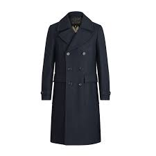Wool Cashmere Ord Navy Pea Coat