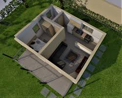 One Bedroom 700k Tiny House Plan