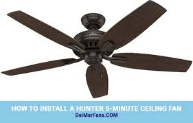 Install A Hunter 5 Minute Ceiling Fan