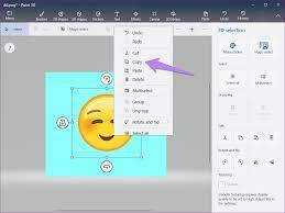 make background transpa in paint 3d