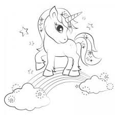 Coloriage licorne princesse et coeurs. Coloriage Licorne Dessin Licorne Avec Tete A Modeler