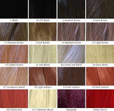 Kanekalon Silky Straight Color Chart Natural Colors