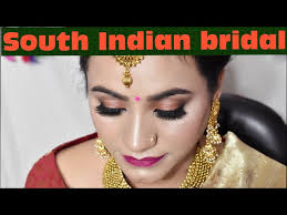 south indian bridal makeup step by step