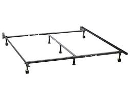 queen metal bed frame center support