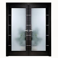 Aries Modern Interior Double Door Black