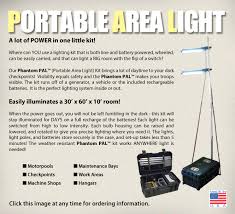 Portable Lighting System Check Out Our Portable Area Light Kit Phantom Lights