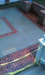 Stamped Concrete Brick Border