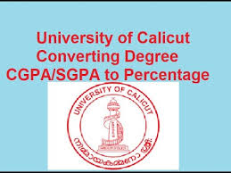 degree cgpa sgpa conversion to