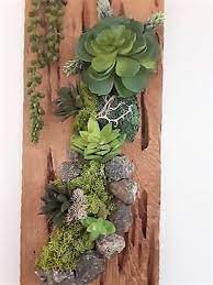 Buy Faux Succulent Wall Art Preserved