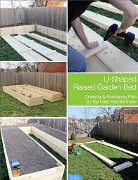 Diy U Shaped Raised Garden Beds