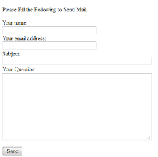 send mail contact form using asp net