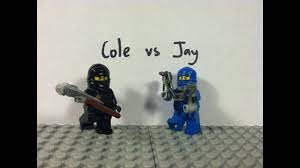 Lego Ninjago: Cole vs Jay - YouTube