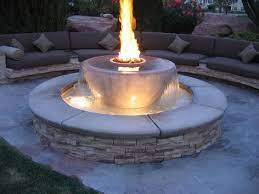 how to build outdoor propane fire pit