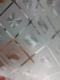 Pvc Square Pattern Glass For Office
